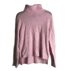 Banana republic merino wool blend pullover cozy turtleneck sweater small